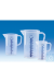 Vitlab Градуированный кувшин, PP, рельефная синяя рельефная чешуя, 1000 мл 442081