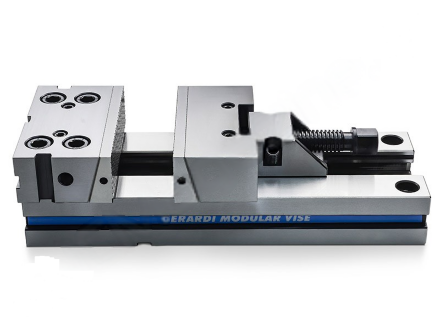 Тиски Gerardi ART.1A-5x200 с быстрой заменой губок