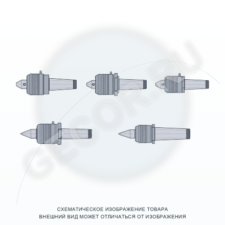 SC-63-M-5A вращающийся центр с отжимной гайкой