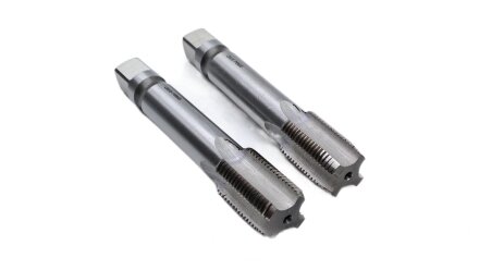 Набор метчиков трубных машинно-ручных G 5/8", 2 шт., Р6М5 TORNERI