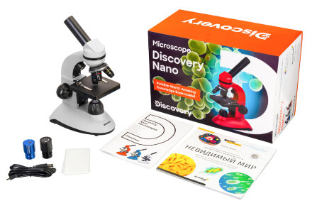 Микроскоп Levenhuk Discovery Nano Polar с книгой