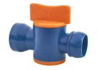 JFLO Вентиль запорный для подачи СОЖ 1/2" (4438) синий