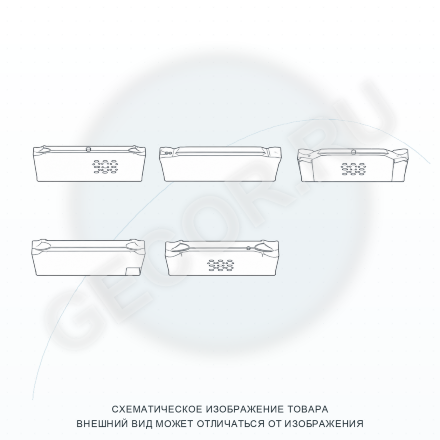 DGN3102C ZP152 пластина для отрезки и обработки канавок