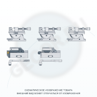 Тиски CHM100 73 мм синусные станочные CNCM