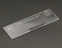 Объект-микрометр ОМ-1, для микроскопа, с поверкой, рабочий эталон 1-го разряда Восток-7