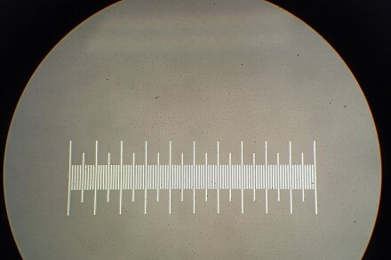 Объект-микрометр ОМ-1, для микроскопа, с поверкой, рабочий эталон 1-го разряда Восток-7