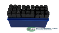 Клейма буквенные №10, латинский шрифт TORNERI