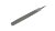 Напильник плоский L150 №2 2820-0012 TORNERI