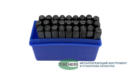 Клейма буквенные № 5, латинский шрифт TORNERI