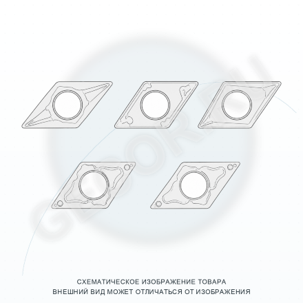 DCMT11T304-MA CP080 пластина для точения