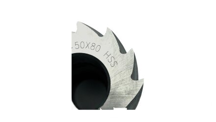 Фреза цилиндрическая насадная 50x80x22 мм z=12, Р6М5 TORNERI