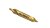 Сверло центровочное 2,5 мм Р6М5К5 с покрытием TiN TORNERI