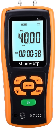 Манометр давления газа, жидкости и пара цифровой дифференциальный В7-522 ±100 кПа