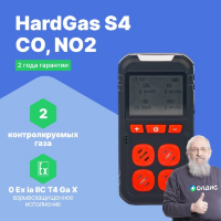 HardGas S4 (CO, NO2) Газоанализатор портативный многоканальный