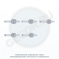 ZXXWHJ-МТ3-D12-F108-60⁰-B центр тонкий удлиненный