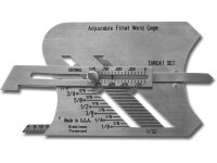 Шаблон сварщика WG8 (Adjustable Fillet Weld Gage)