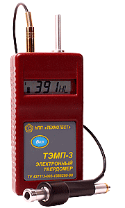Твердомер динамический ТЭМП-3, базовый комплект, в пластмассовом корпусе, с поверкой Технотест