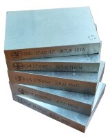 Меры твердости МТР-1 по Роквеллу, комплект из 5 шт.: 65HRC, 45HRC, 25HRC, 90HRB и 83HRA с поверкой