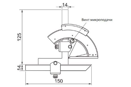Угломер нониусный универсальный Dasqua 1012-2005