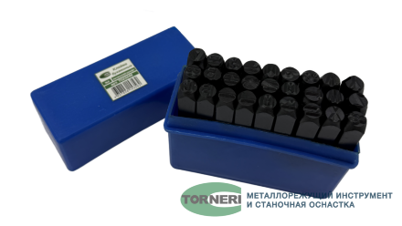 Клейма буквенные № 6, латинский шрифт TORNERI