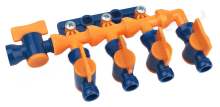 Разветвитель JFLO из 1 в 4, 1/4" (82410)