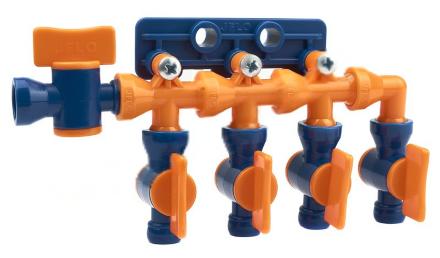 Разветвитель JFLO из 1 в 4, 1/4" (82410)