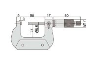 Микрометр SHAN МК-50, 25-50 мм, 0.01 мм