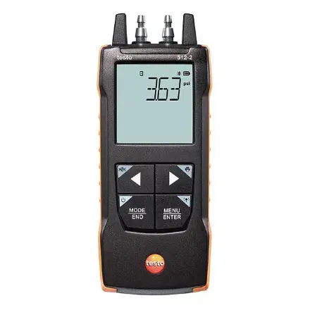 Манометр Testo 512-2 с подключением к приложению