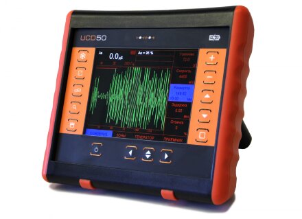 Дефектоскоп ультразвуковой низкочастотный УСД-50 LFS, расширенный комплект, с поверкой КРОПУС