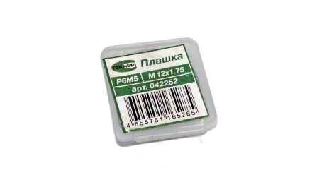 Плашка метрическая М12x1,75 Р6М5 TORNERI