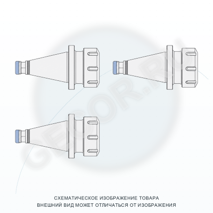 NT50-ER50-90 Цанговый патрон DIN2080