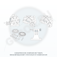 Поворотный стол TSL400-6 HV-16 для фрезерного станка