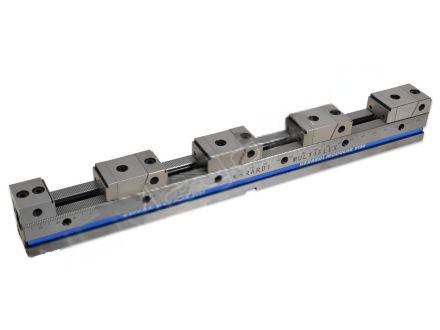 606T-1x600 Тиски Gerardi MultiFLEX с губками GRIP
