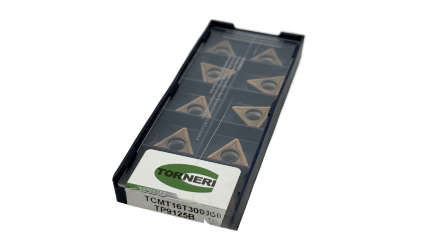 Пластина токарная TCMT16T308 TP9125B, твердосплавная TORNERI