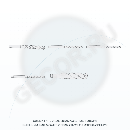 Сверло 20x140x238 мм HSS DIN 345 170020001, с коническим хвостовиком КМ2 CNCM