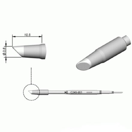 Наконечник JBC C245-951
