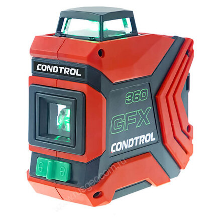 Лазерный уровень Condtrol GFX360 с калибровкой с зеленым лучом