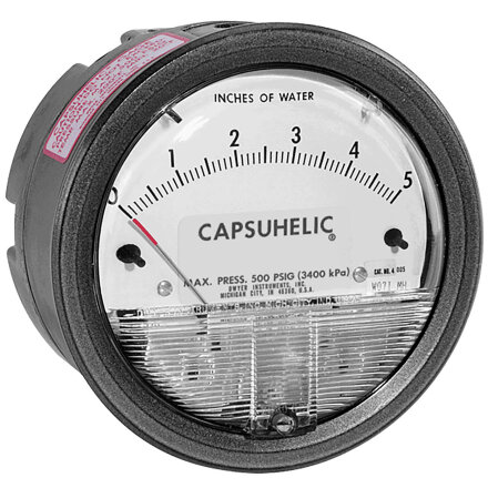 Дифференциальный манометр Dwyer Capsuhelic 4000