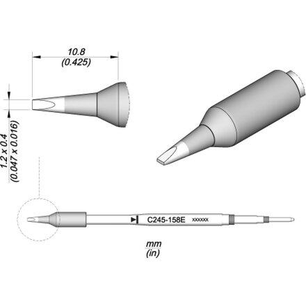 Наконечник JBC C245-158E