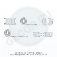 J07Q.1.07B-XJT набор коннекторов, открытого типа, 7х7 мм, 2 шт