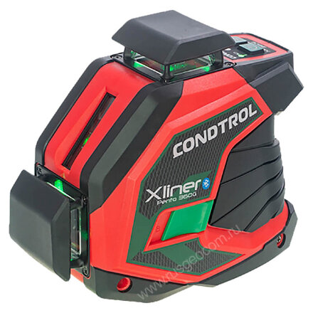 Лазерный уровень Condtrol XLiner Pento 360G с калибровкой с зелёным лучом