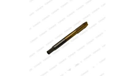 Метчик машинно-ручной М8x1,25 шахматный с покрытием TiN HSS-E TORNERI