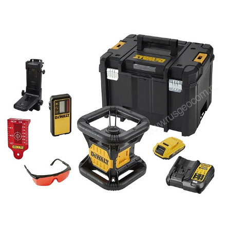 Ротационный нивелир DEWALT DCE074D1R с калибровкой
