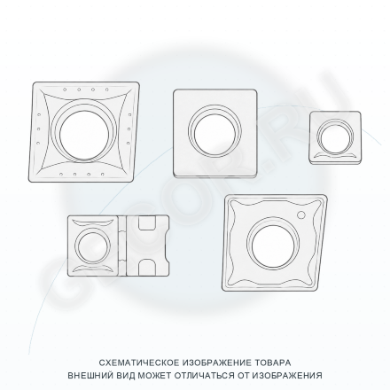 CCMT09T304-XM MK110 пластина для точения Microbor