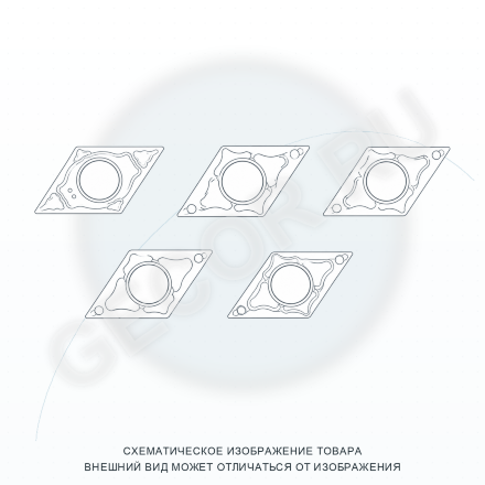 DCMT11T302-MF YG2025 пластина для точения