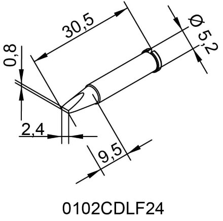 Паяльное жало Ersa 102CDLF24