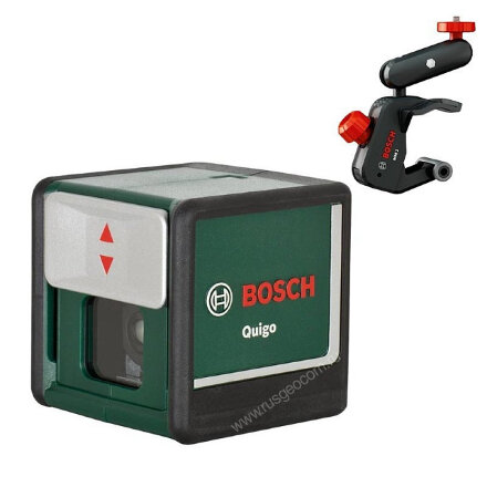 Лазерный уровень BOSCH Quigo III с калибровкой с держателем MM2