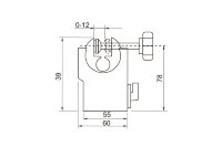 Стойка для микрометров до 300 мм/12", с магнитным основанием 7111-1000