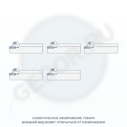 Резец канавочный MGEHR2525-4 CNCM