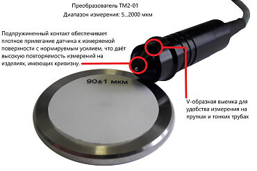 Толщиномер ВОСТОК-7 В7-537 + ТМ20-01